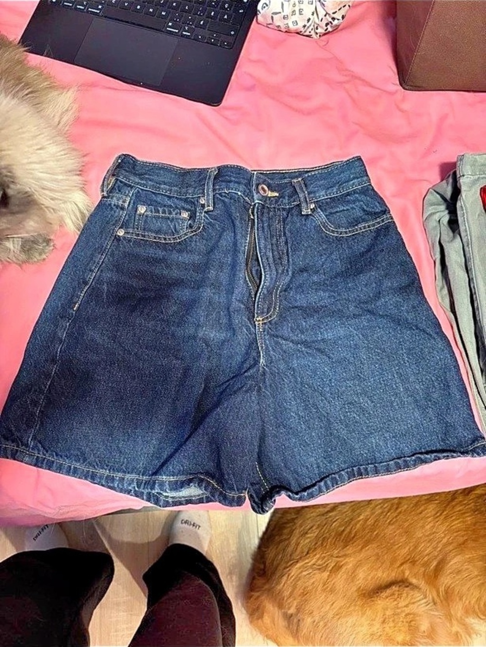 Blue Denim Jean Shorts